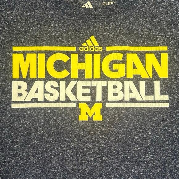 Adidas University of Michigan Climalite Shirt 3X - Picture 3 of 4